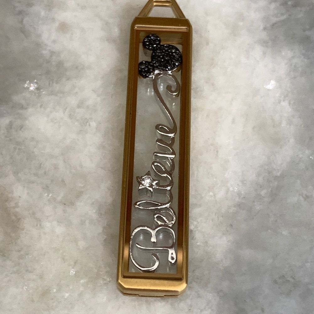 Believe Gold Vertical Locket #keepsake